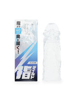 【癒しフル】 指ディルド クリア（p-417）｜ag1641