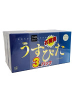 【癒しフル】 うすぴたスムース12個入×3P｜condom0593