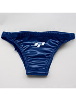 【癒しフル】 Rubbirized Swim brief （Stretch mesh）（NM） （XXL， Glossy Navy）｜cs4521