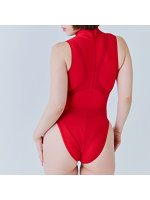 【癒しフル】 Hi-neck Mesh bodysuit （Stretch mesh）（NM） （5L， AL）｜cs4526