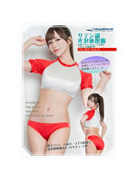 【癒しフル】 SM165サテンライクスーパーストレッチマイクロ丈ローライズブルマ体操服/レッド/M｜cs4634