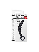 【癒しフル】 アスビーズスティック_17.8cm_カーブ｜dildo1384