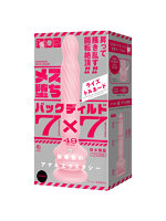 【癒しフル】 メス堕ちバックディルド7×7 ライズトルネード pink｜di1563