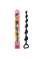 【癒しフル】 直列6亀〇ビーズ ブラック（p-350）｜di1572