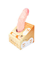 【癒しフル】 純国産 ぷにっとりあるカーブディルド14cm｜di1614