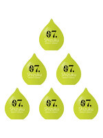 【癒しフル】 YUIRA-ZERO7shizuku- ブライトグリーン 6個セット ［パウチローション付属］［先端刺激突起付き］［サ●派向け］｜ho11686