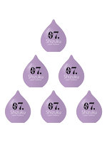 【癒しフル】 YUIRA-ZERO7shizuku- ライトパープル 6個セット ［パウチローション付属］［先端刺激突起付き］［ストローク派向け］｜ho11687