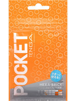 【癒しフル】 POCKET TENGA HEXA-BRICK｜hole7609