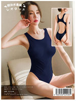 【癒しフル】 競泳水着風 レオタード（KRW28）｜lingerie8293