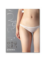 【癒しフル】 うすい。-usui- ハーフバックショーツ（白）｜lingerie8843