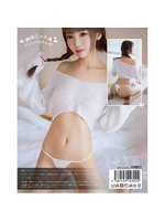 【癒しフル】 純白ニット＆バニーTバック｜lingerie9010