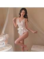 【癒しフル】 天女のはごろもテディ｜lingerie9046