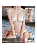 【癒しフル】 純白の極小 ラブビキニ｜lingerie9085