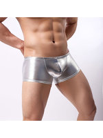 【癒しフル】 メタリックシルバーボクサー（ZD0036SL）｜lingerie9150