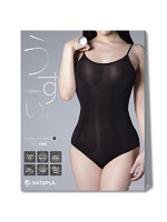【癒しフル】 うすい。-usui- バックオープンレオタード（黒）｜lingerie9214