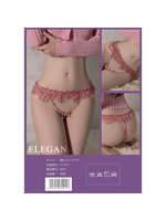 【癒しフル】 可憐な誘惑 – ピンクレースチェーンショーツ（4211）｜lingerie9238