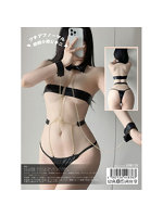 【癒しフル】 プチアブノーマル 超極小黒ビキニ｜lingerie9305