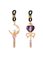 【癒しフル】 【GuruGuru ニップルアクセサリー】ハート＆ムーン（NPA-106）｜lingerie9320