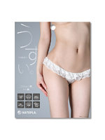 【癒しフル】 うすい。-usui- フリルショーツ（白）｜li9486