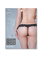 【癒しフル】 うすい。-usui- フリルTバック（黒）｜li9676