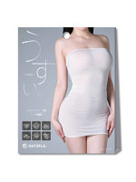 【癒しフル】 うすい。-usui- タイトミニワンピース（白）｜li9677