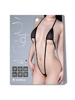 【癒しフル】 うすい。-usui- 極細サスペンダーショーツ（黒）｜li9680