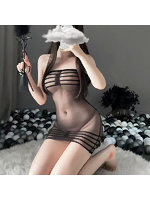 【癒しフル】 ナイトシースルーワンピース（YA0094）｜li9713