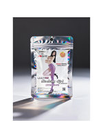 【癒しフル】 【Stocking Girl ダブルスタイル】網パープル X 透脚パープル（FJ-106）｜li9774