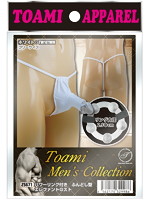 【癒しフル】 パワーリング付き ふんどし型エレファントGスト ホワイト｜mensshorts0151