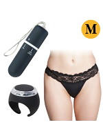 【癒しフル】 Hi BEATs（ハイビーツ）ブラック＋ポケット付きTバックM セット｜rotor2746