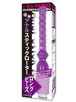 【癒しフル】 アナルスティックローター ロングビーズタイプ｜rotor3259