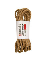 【癒しフル】 蜜蝋なめし麻縄 極匠手造り 太さ8mm 長さ8m｜smitem2019