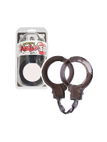 【癒しフル】 やわらか手錠 ブラック(p-234)|smitem2165