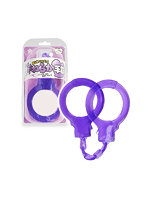 【癒しフル】 やわらか手錠 パープル(p-235)|smitem2166