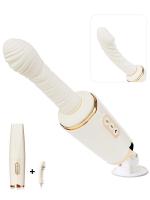 【癒しフル】 潮姫 1本型ピストンバイブ 加熱 吸盤マウント・2つの挿入部付き 爆イキ 高速ピストン 大人のおもちゃ｜storeago00320kzq9tr65tk