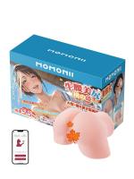 【癒しフル】 MOMONII美姫シリーズ 桜の姫 生腰美尻 吸引＋振動＋アプリ操作 大型据え置き型 電動オナホール 大…