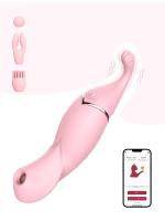 【癒しフル】 ToyCod 波見鳥 潮吹きバイブ ピンポイント×吸引×激震×遠隔 3種交換ヘッド ラブグッズ｜storeago00320wddltzfsg7