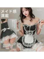【癒しフル】 キッチンメイド服 コスチューム コスプレ セクシー 可愛い エロ 胸の露出 尻の露出 レース SM エッチ｜storeago00351ito73ck5jp