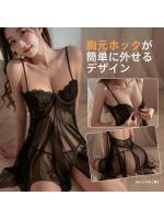 【癒しフル】 スリップ黒 ランジェリー レディース レース インナー キャミソール 極薄 透け感 Vネック ベビードール 清楚 尻の露出 裸の背中 コスチューム｜storeago00351mi2g1n9kcz