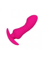 【癒しフル】 電動アナルプラグ ピンクヒダタイプ ねじ山デザイン 段階振動 ストレス解消挿入感 前立腺トレ可 絶頂 アナニー シリコン SM 充電式｜storeago00351nv66f0bw2u