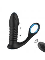 【癒しフル】 アナルプラグ 前立腺マッサージ 高速ピストン コックリング付き 遠隔絶頂 拡張 パートナーにも向け シリコン 防水｜storeago00351z904i6058y