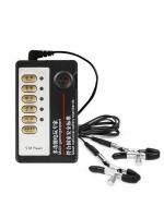 【癒しフル】 電気ショック アダルトグッズ セット 乳首クランプ マッサージパッド 電撃 セックス玩具キット 乳首パルス 男性用 女性用 大人のおもちゃ 乳首バイブ smグッズ 2個 乳首鋏＋ホスト 103｜storeago003631r6a7afin1