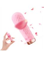 【癒しフル】 バイブ ローター ミニ電マ 強力 バイブ 女性用【10種振動 ・360曲がりヘッド・静音防水 】Gスポット刺激 乳首責め クリ責め 潮吹きバイブ 前戯神器 小型 USB充電式 大人のおもちゃ 116｜storeago003631s4bbnfc9e