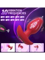 【癒しフル】 ミニアナルプラグ バイブ 初心者 調教装着型 外出可能 リモコン電動アナルバイブ 小型 強力 遠隔操縦 静音防水USB充電式 10種振動 SMアナル拡張開発 大人のおもちゃ アダルトグッズ 男女兼用 110｜storeago003632620cnpil7