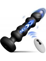 【癒しフル】 10段階ピストン＆振動 アOルバイブ｜遠隔操作｜前O腺＆GOポット刺激｜USB充電式 男女兼用157｜storeago0036365buqzh83y