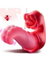 【癒しフル】 【舌技王！！！】バイブ ディルド 女性用 中いき 大人のおもちゃ女性用-【10舐める＋10揺れる＋10振動=GOポット＆クOW攻撃に誰もが爆イキ】 電マ アダルトグッズ クOトリス 潮吹きb135｜storeago00363aieuai0rif