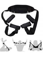 【癒しフル】 SMグッズ 開脚拘束具 SMセット SMベルト 手枷 SM拘束 束縛具 拘束具 SMプレイ 男女兼用b124｜storeago00363azmnt4v8bn