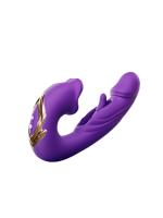 【癒しフル】 バイブ 女性用 中いき 潮吹きバイブ 舌舐め GスOットを直撃 クO責め 乳首攻め 4点攻め 内外同時責め バイブ 女性用 前戯神器 電マ バイブレーター 生活防水 静音 磁気充電 大人のおもちゃ 108｜storeago00363e1gly266rj