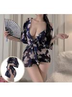 【癒しフル】 浴衣 3点セット コスプレ セクシー JK コスチューム 学生 ランジェリー 前開き 背中カバーなし 寝具 ハプニング増加 エロ 和装 女装 撮影 パーティー ランジェリー 人形 かわいいふり8000｜storeago00363efm0w80shs