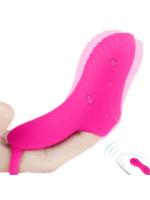 【癒しフル】 バイブ 指型ローター 女性用 リモコン付き 遠隔 クリトリス Gスポット潮吹き クリ責め クリ刺激 9種の振動モード 指サック 伝説の黄金指 ゴッドフィンガー秘技 振動指スリーブ USB充電式 静音 80｜storeago00363egz0gikwje